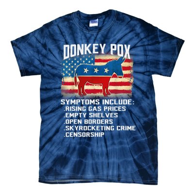 Anti Virus Biden Donkey Pox Symptoms Include Funny Biden Tie-Dye T-Shirt