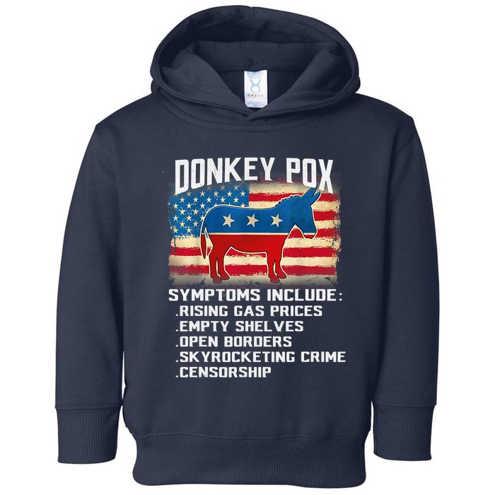 Anti Virus Biden Donkey Pox Symptoms Include Funny Biden Toddler Hoodie