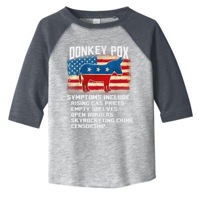 Anti Virus Biden Donkey Pox Symptoms Include Funny Biden Toddler Fine Jersey T-Shirt