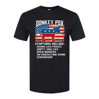 Anti Virus Biden Donkey Pox Symptoms Include Funny Biden Softstyle CVC T-Shirt