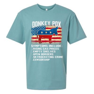Anti Virus Biden Donkey Pox Symptoms Include Funny Biden Sueded Cloud Jersey T-Shirt