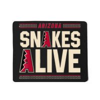 Arizona Vintage Baseball Snakes Alive Mousepad