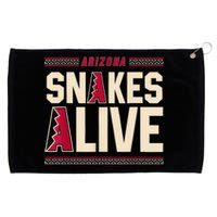 Arizona Vintage Baseball Snakes Alive Grommeted Golf Towel