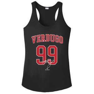 Alex Verdugo Boston Baseball Fan Player Ladies PosiCharge Competitor Racerback Tank