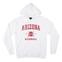 Arizona Vintage Baseball Throwback Hoodie