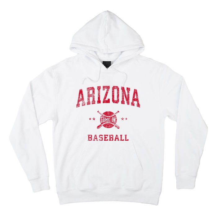 Arizona Vintage Baseball Throwback Hoodie