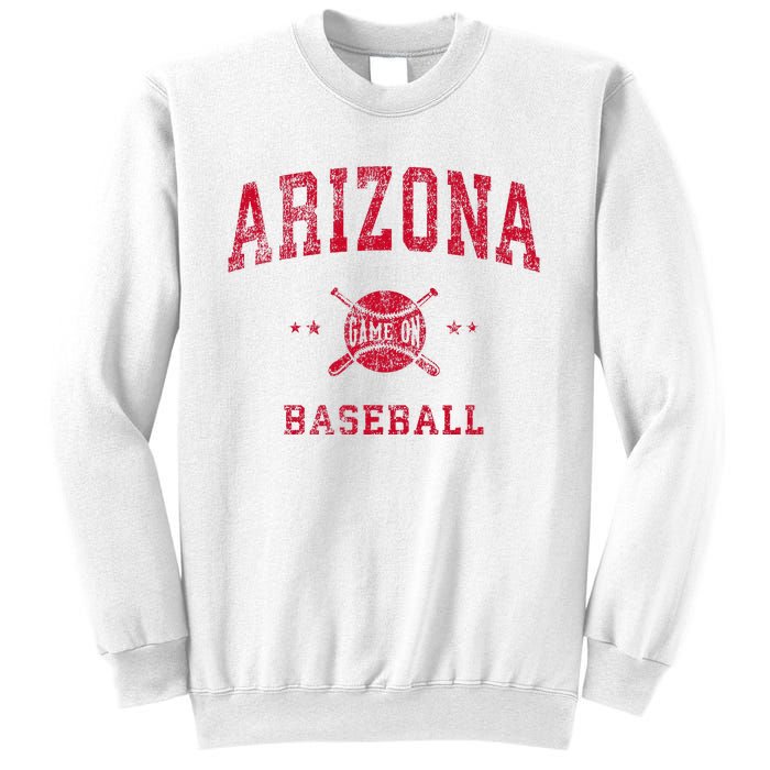 Arizona Vintage Baseball Throwback Sweatshirt