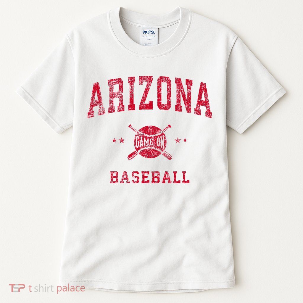 Arizona Vintage Baseball Throwback Tall T-Shirt