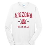 Arizona Vintage Baseball Throwback Tall Long Sleeve T-Shirt