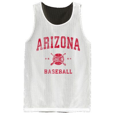Arizona Vintage Baseball Throwback Mesh Reversible Basketball Jersey Tank