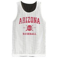 Arizona Vintage Baseball Throwback Mesh Reversible Basketball Jersey Tank