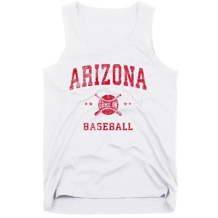 Arizona Vintage Baseball Throwback Tank Top