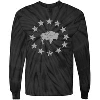 American Vintage Buffalo Silhouette Love Bison Tie-Dye Long Sleeve Shirt