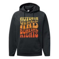 Autumn Vibes & Bonfire Nights Cozy Fall  Performance Fleece Hoodie