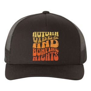 Autumn Vibes & Bonfire Nights Cozy Fall  Yupoong Adult 5-Panel Trucker Hat