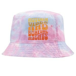 Autumn Vibes & Bonfire Nights Cozy Fall  Tie-Dyed Bucket Hat