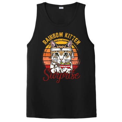 Animals Vintage Cats Rainbow Cat Kitten Surprise & Ra PosiCharge Competitor Tank