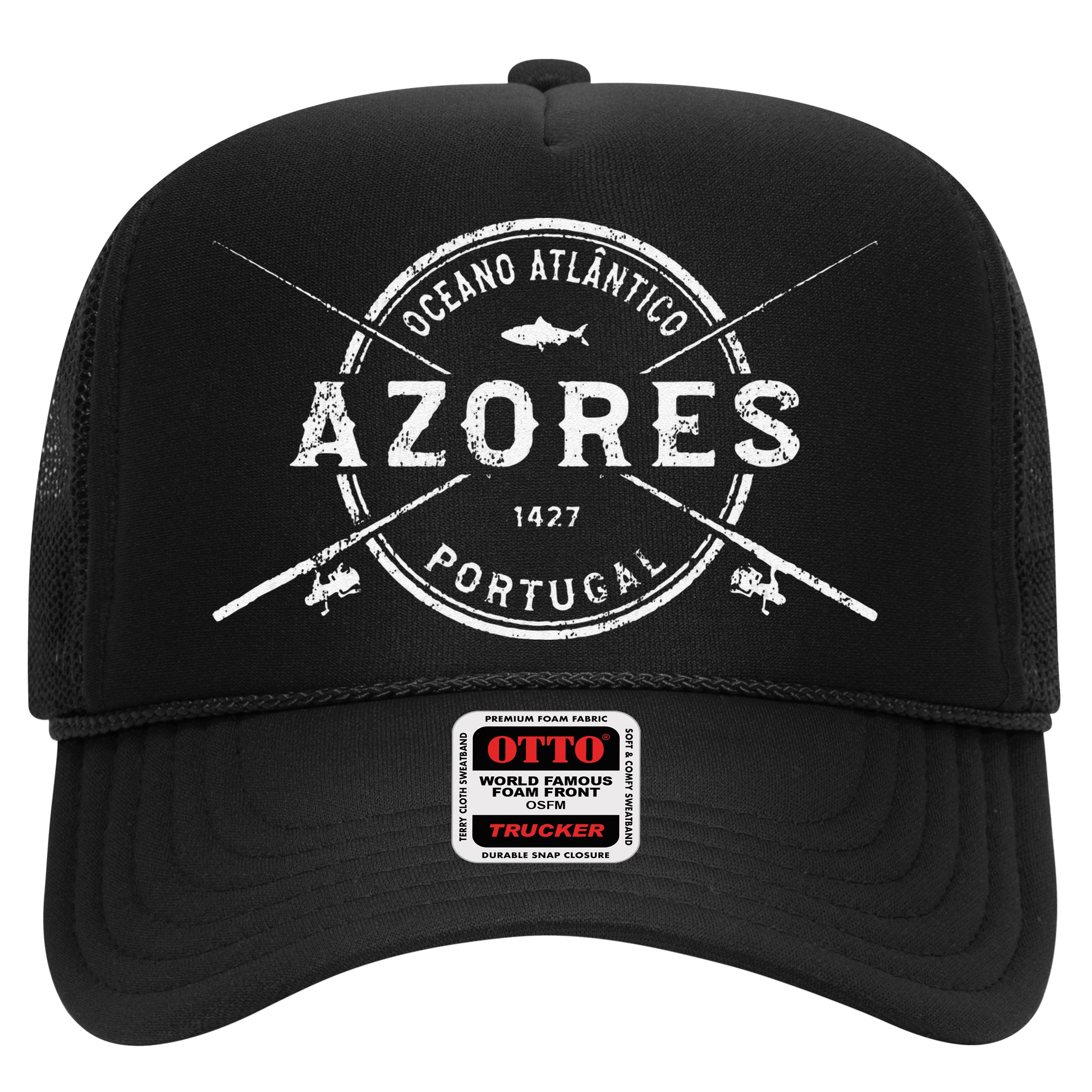 Azores Vintage Crossed Fishing Rods Hat