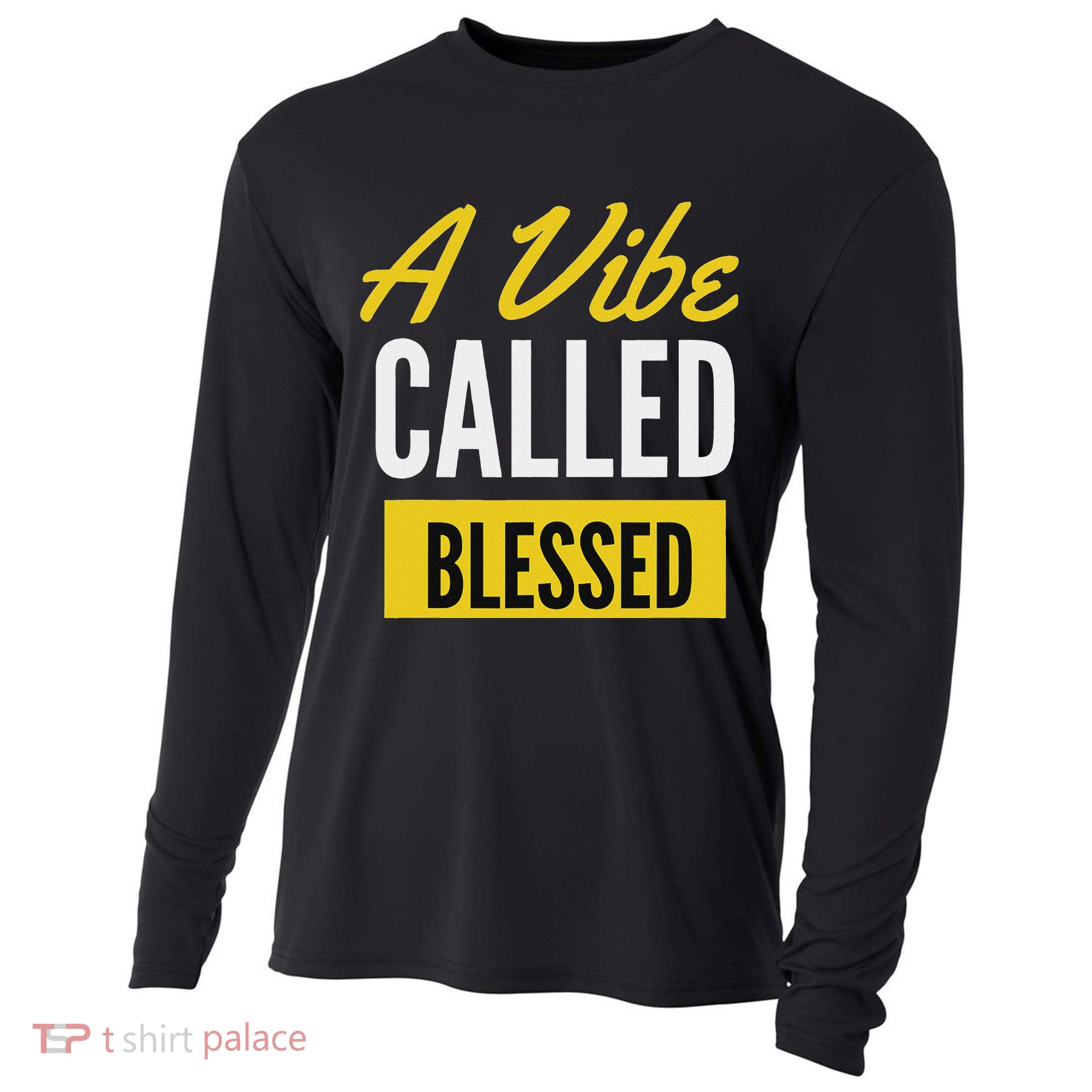 A Vibe Called Blessed Cooling Performance Long Sleeve Crew