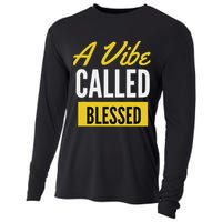 A Vibe Called Blessed Cooling Performance Long Sleeve Crew