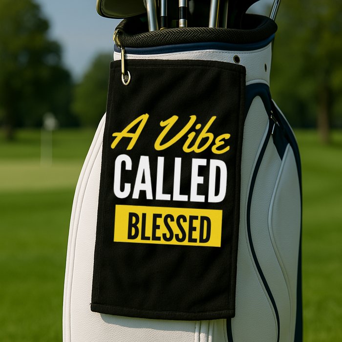 A Vibe Called Blessed Golf Towel