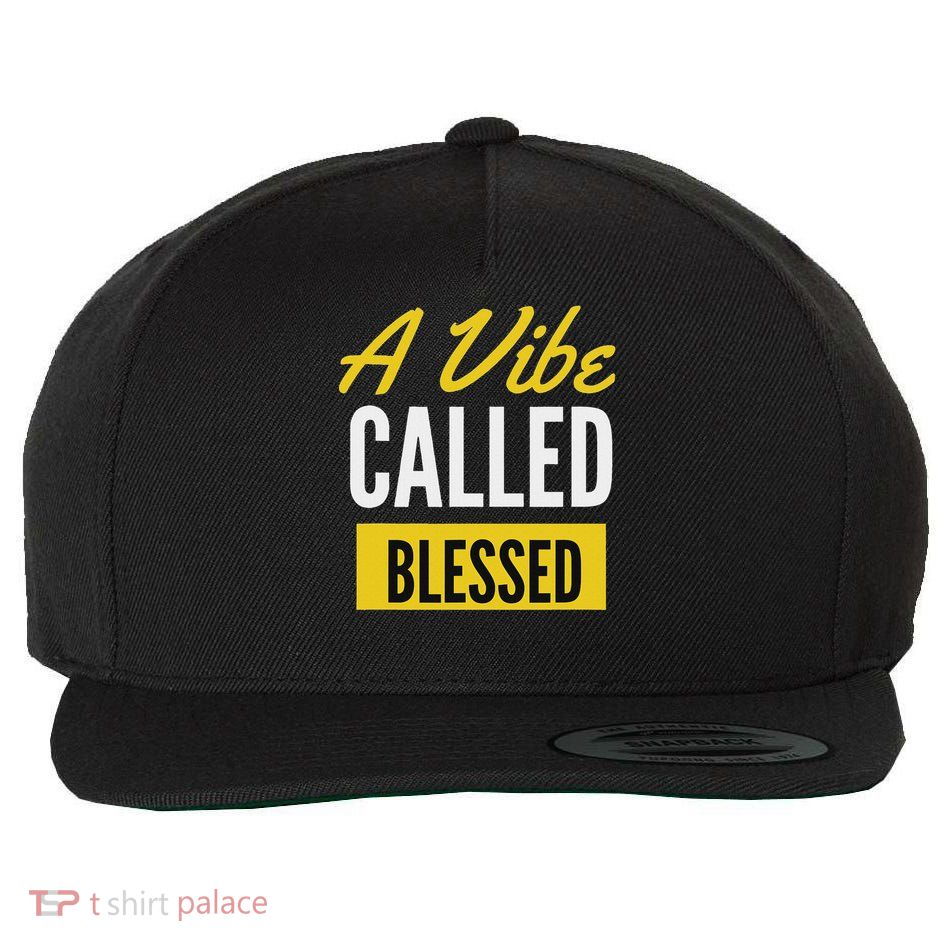 A Vibe Called Blessed Wool Snapback Cap