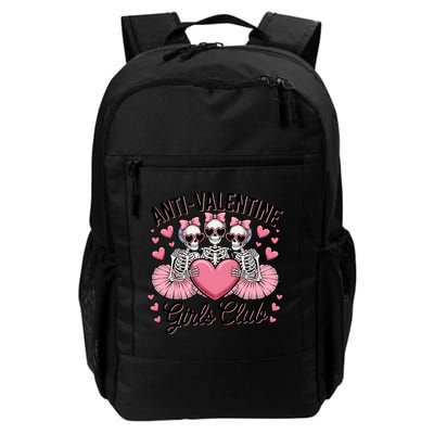 Anti Valentine Club Skeleton Funny Valentines Day Funny Gift Backpack