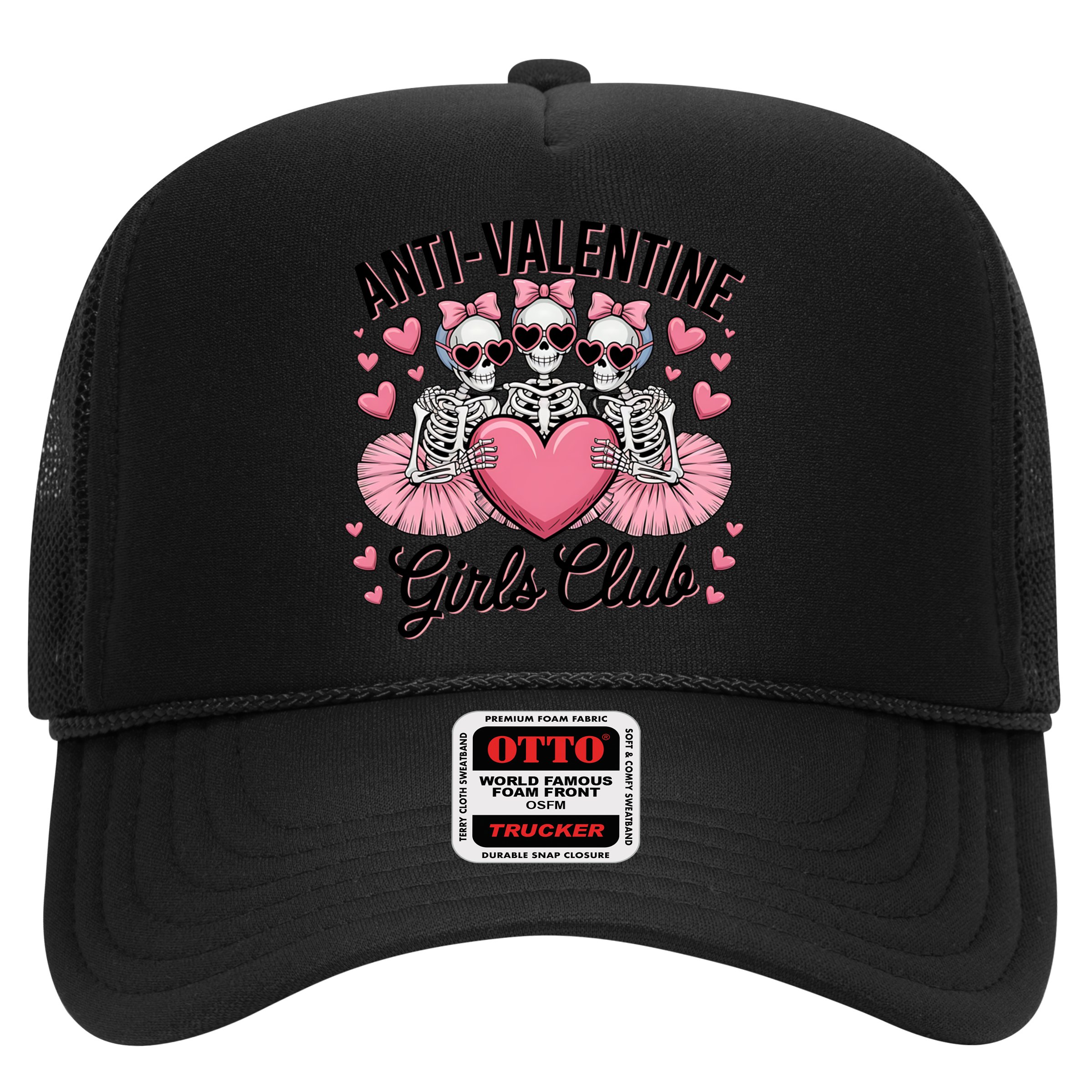 Anti Valentine Club Skeleton Funny Valentines Day Funny Gift Hat