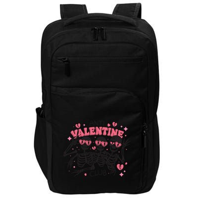 Anti Valentine Club Funny Skeleton Impact Tech Backpack
