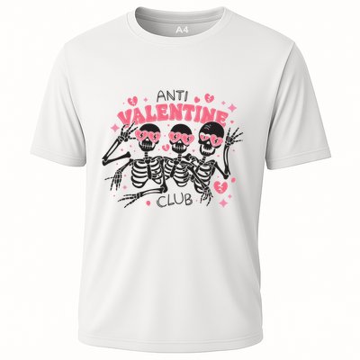 Anti Valentine Club Funny Skeleton Performance Shirt