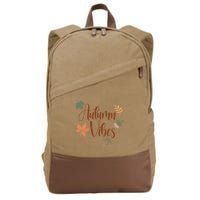 Autumn Vibes Cozy Cotton Canvas Backpack