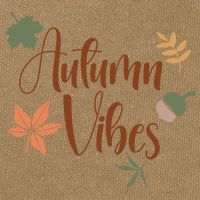 Autumn Vibes Cozy Cotton Canvas Backpack