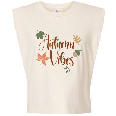 Autumn Vibes Cozy Garment-Dyed Women's Muscle Tee