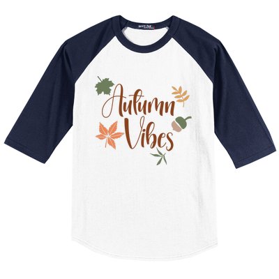 Autumn Vibes Cozy Baseball Sleeve Shirt