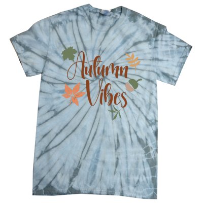 Autumn Vibes Cozy Tie-Dye T-Shirt