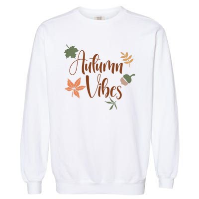 Autumn Vibes Cozy Garment-Dyed Sweatshirt