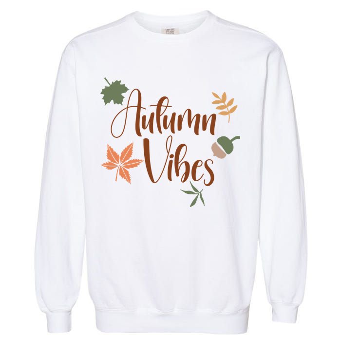Autumn Vibes Cozy Garment-Dyed Sweatshirt