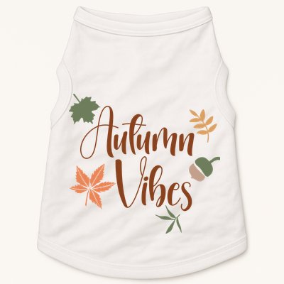 Autumn Vibes Cozy Doggie Tank
