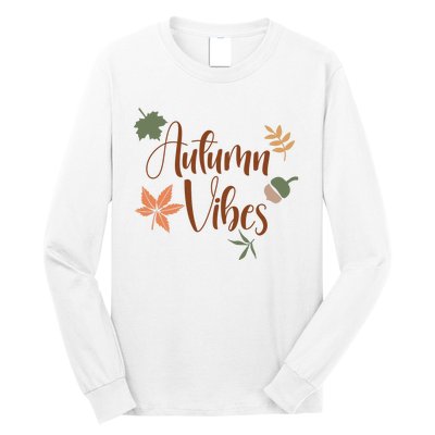 Autumn Vibes Cozy Long Sleeve Shirt