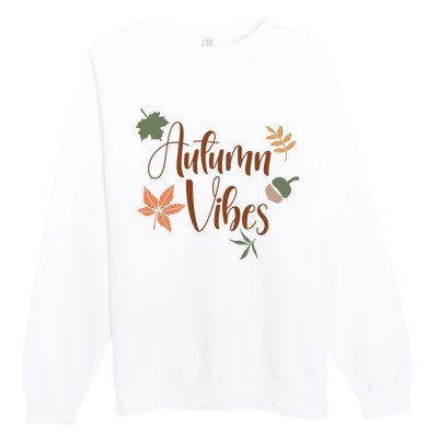 Autumn Vibes Cozy Premium Crewneck Sweatshirt