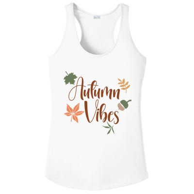 Autumn Vibes Cozy Ladies PosiCharge Competitor Racerback Tank