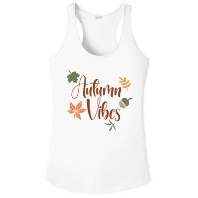 Autumn Vibes Cozy Ladies PosiCharge Competitor Racerback Tank