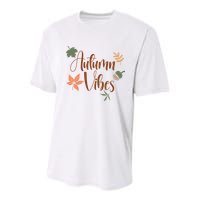 Autumn Vibes Cozy Youth Performance Sprint T-Shirt