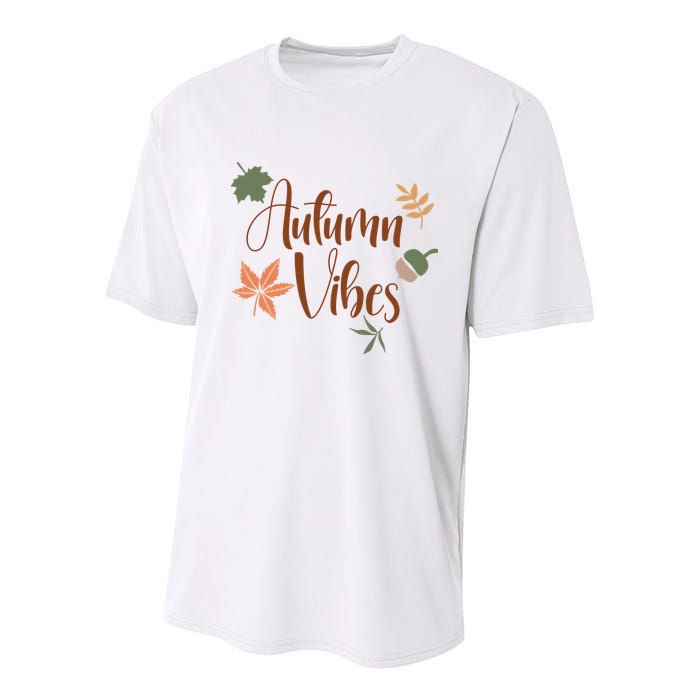 Autumn Vibes Cozy Youth Performance Sprint T-Shirt