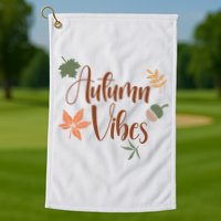 Autumn Vibes Cozy Golf Towel