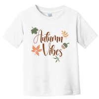 Autumn Vibes Cozy Toddler T-Shirt