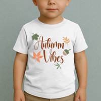 Autumn Vibes Cozy Toddler T-Shirt
