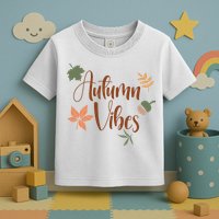 Autumn Vibes Cozy Toddler T-Shirt