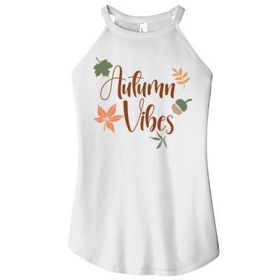 Autumn Vibes Cozy Women's Perfect Tri Rocker Tank