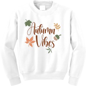 Autumn Vibes Cozy Kids Sweatshirt